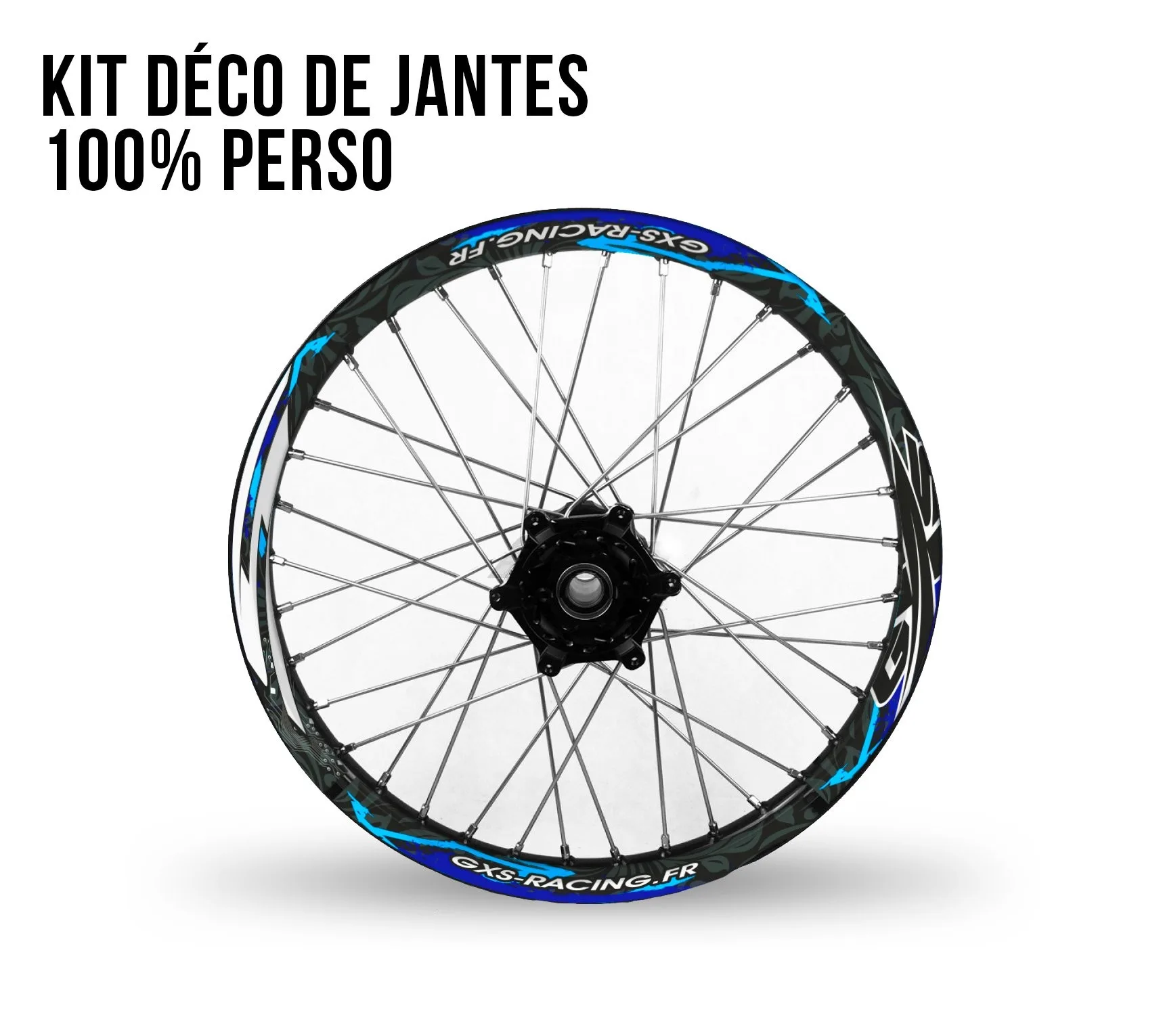 Kit déco Kit Déco de jantes 100% Perso