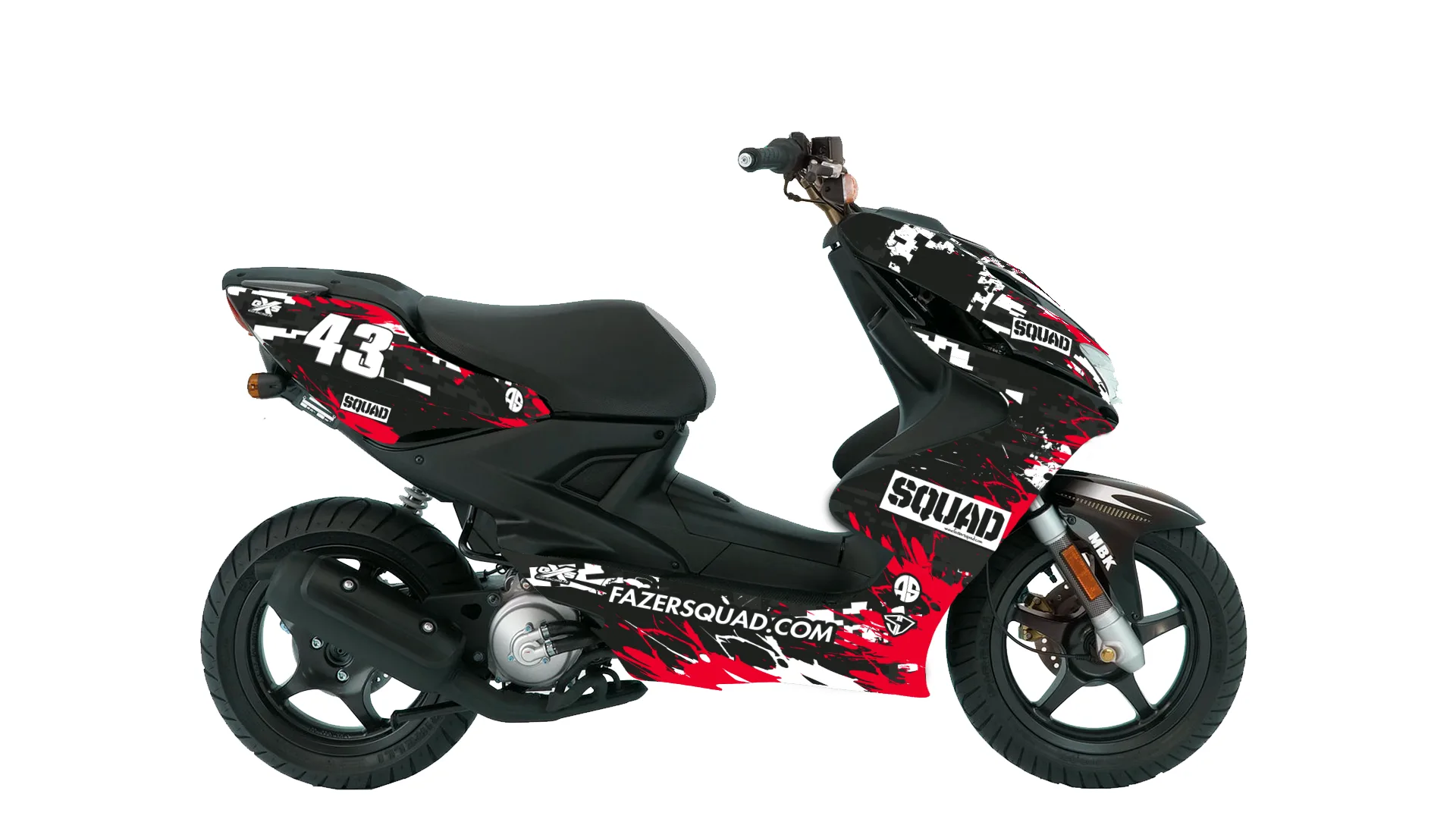 Kit déco Kit Déco MBK Nitro avant 2012 SQUAD Camo