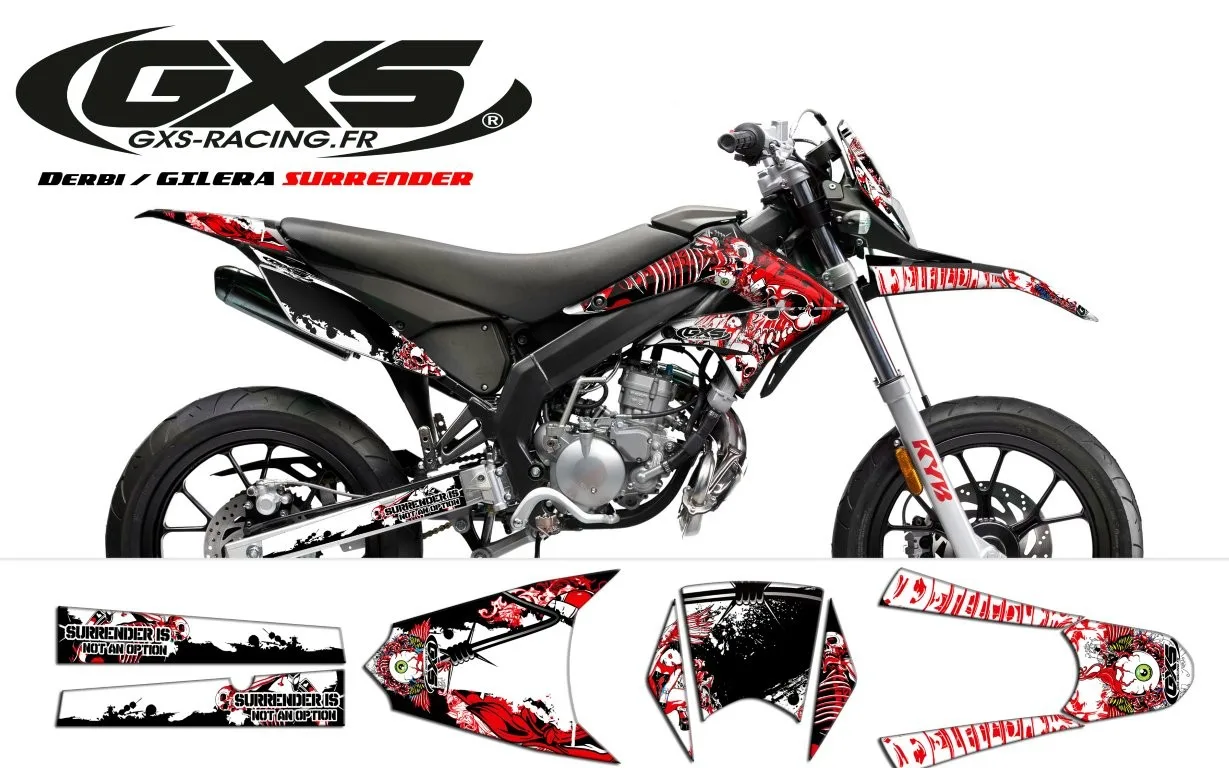 Kit Déco Derbi DRD X-Treme 11-17 GILERA SURRENDER