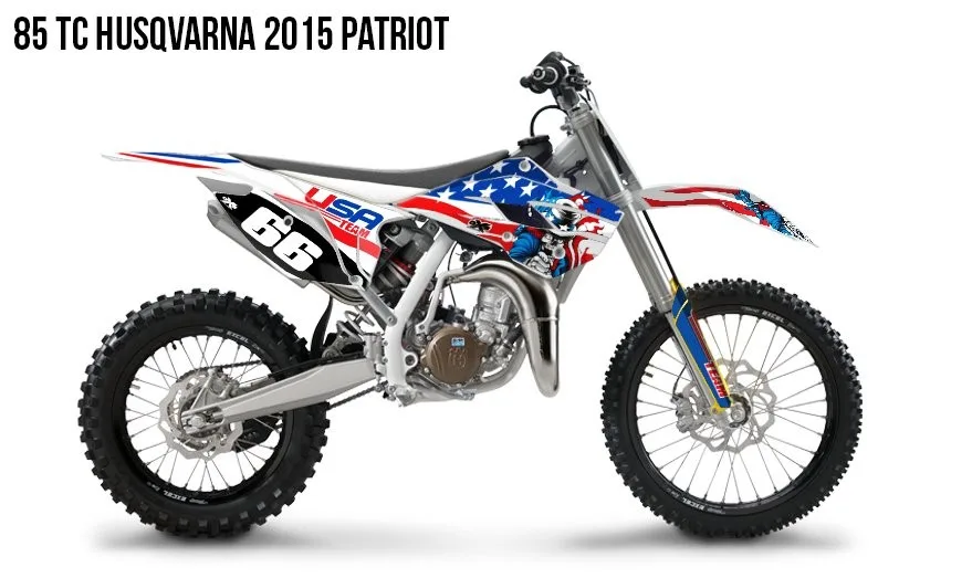Kit déco Kit déco 85 TC HUSQVARNA 2015 PATRIOT
