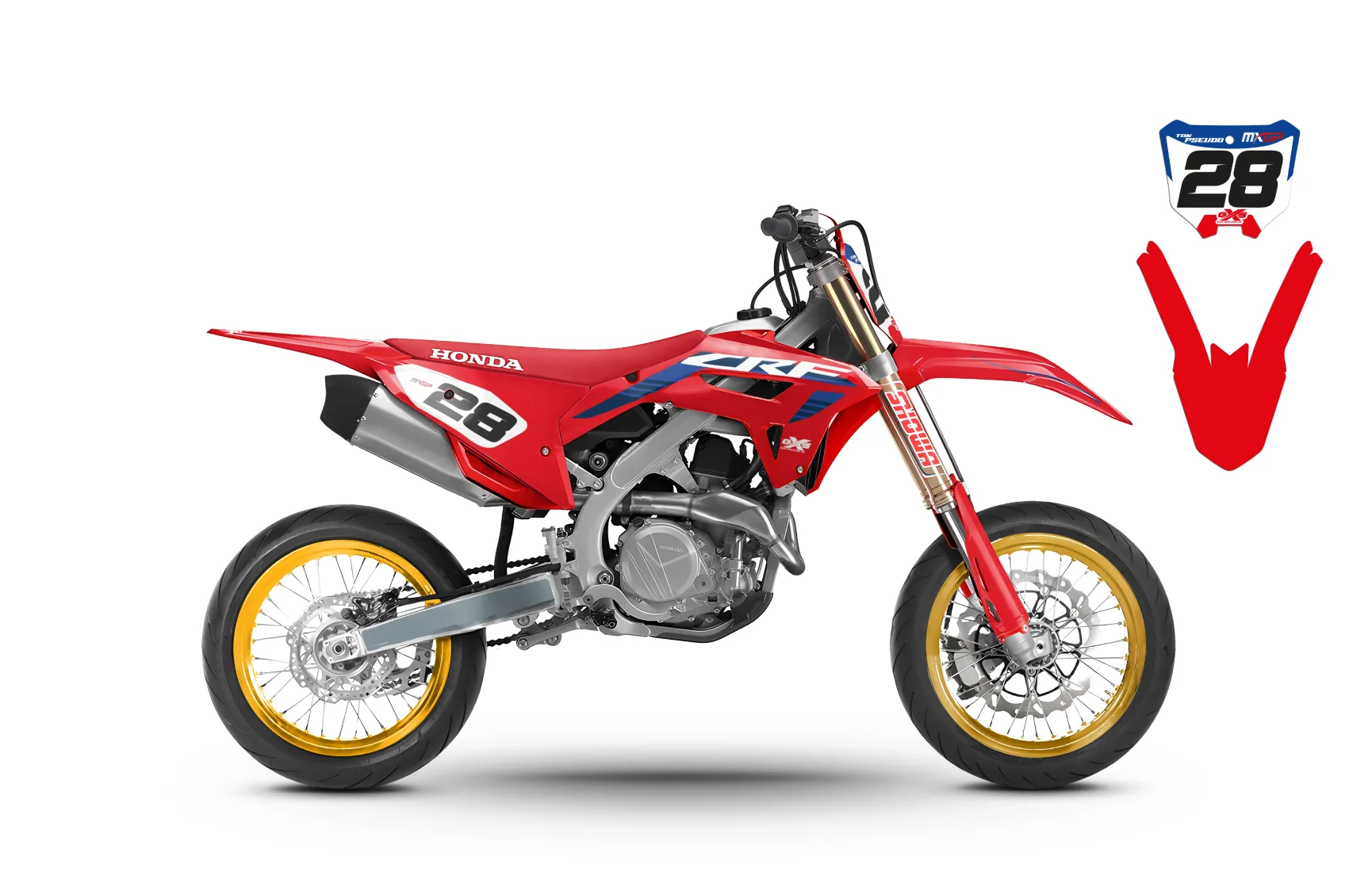 Kit déco Kit Déco Honda CRF 2022 2024 DESIGN HRC