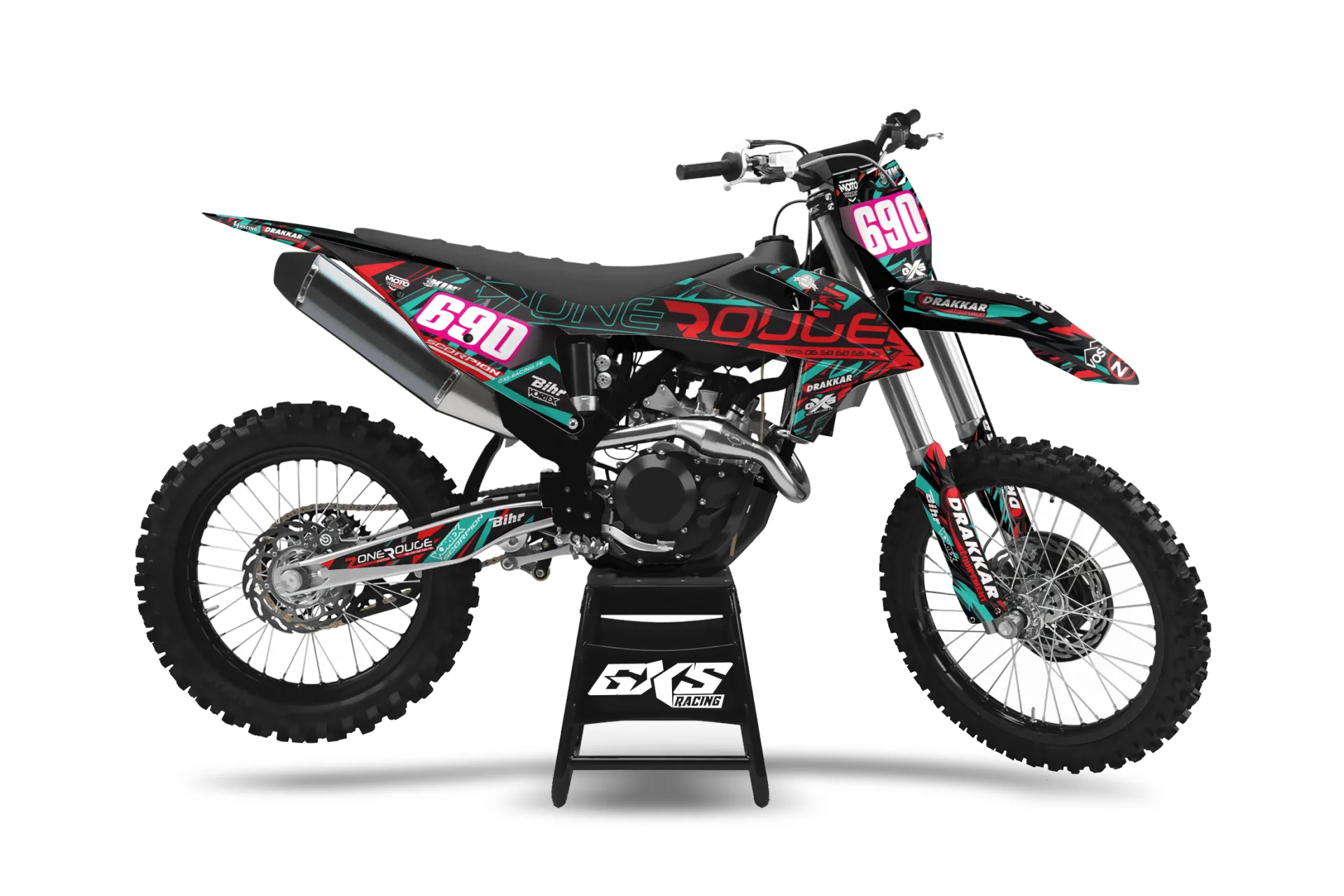 Kit déco Std ZoneRouge Decal Kit