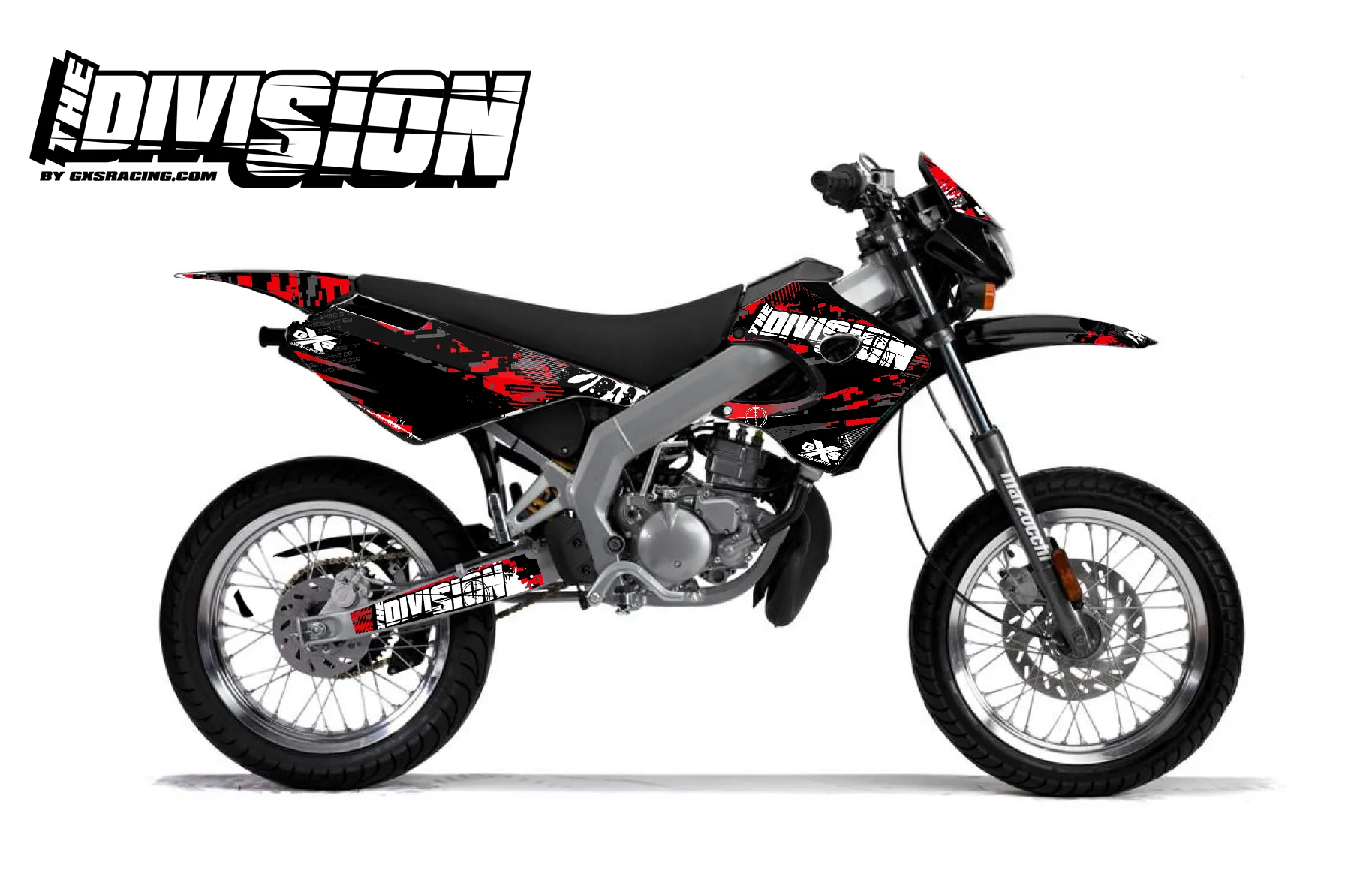kit déco derbi x race 03 07 the division