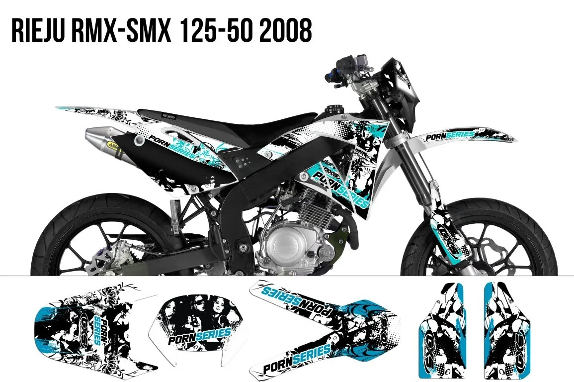 kit Déco Rieju RMX-SMX 125-50 PORNSERIES 2009